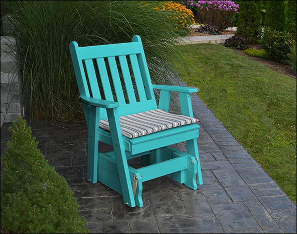 Poly Lumber Traditional English Glider Chair