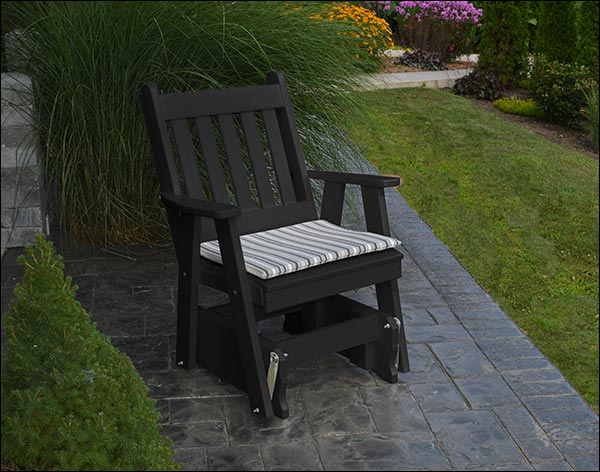 Poly Lumber Traditional English Glider Chair