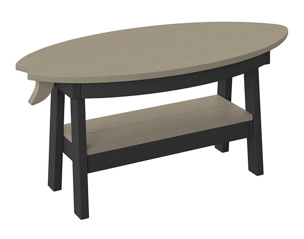 Poly Lumber Bayside Surfboard Coffee Table
