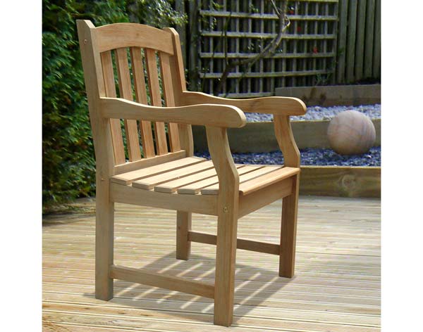 Acacia Curved Top Armchair