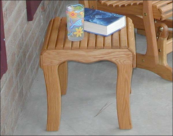 Oak End Table