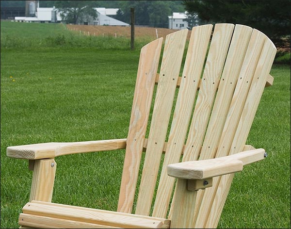 Treated Pine Folding Adirondack Chair