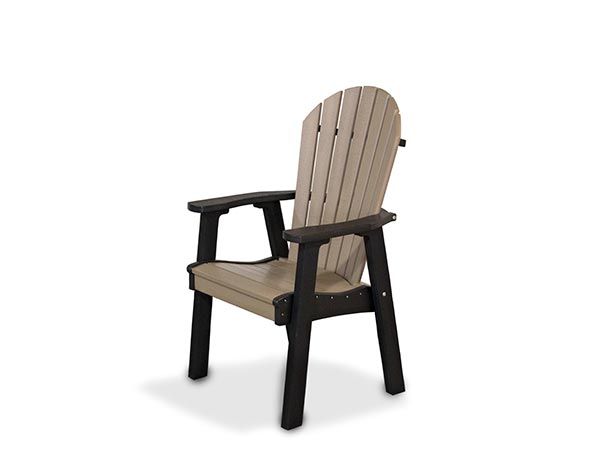 Poly Lumber Adirondack Dining Arm Chair