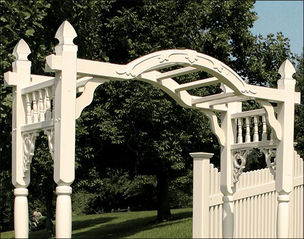 Oxford Arbor w/Gingerbread Scrolls