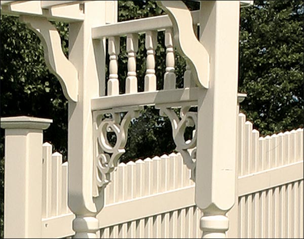 Oxford Arbor w/Gingerbread Scrolls