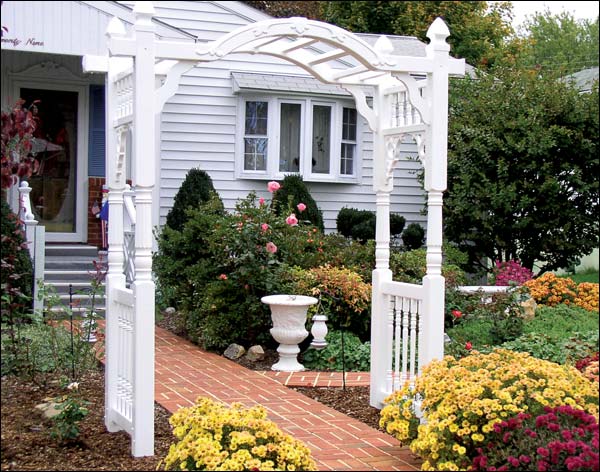 Oxford Arbor w/Gingerbread Scrolls