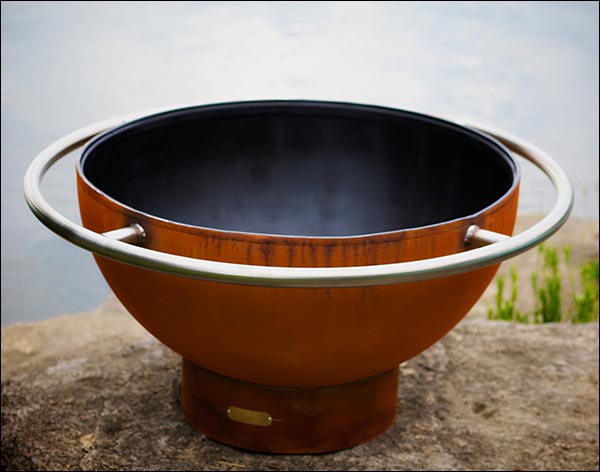 Carbon Steel Moon Fire Pit