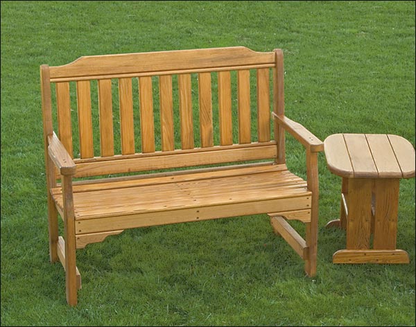Cypress English Garden Bench