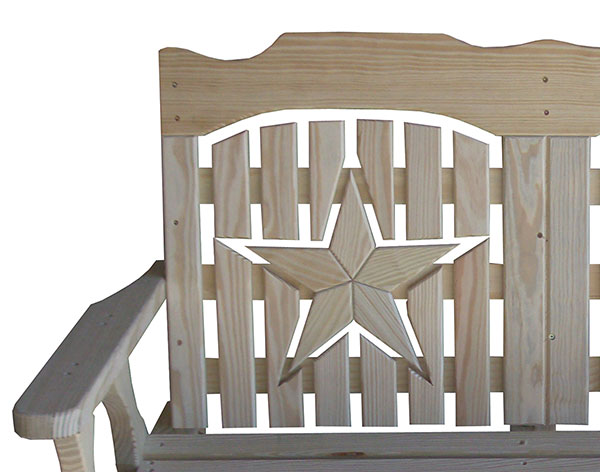 Treated Pine Starback Bench