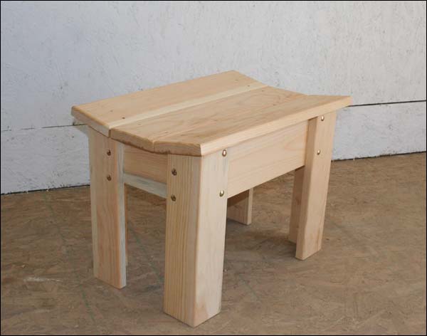 Select Pine Contoured Garden Bench