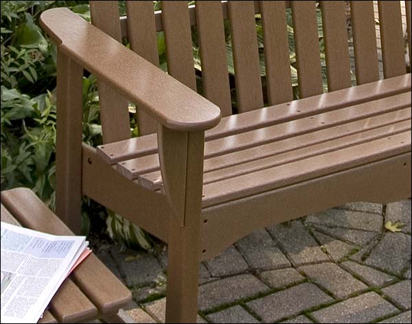 48" POLYWOOD Adirondack Bench