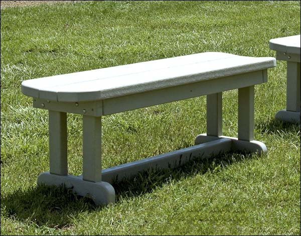 48" POLYWOOD Commercial Backless Bench