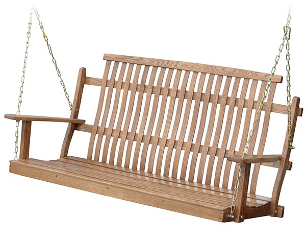 Bent Oak Porch Swing