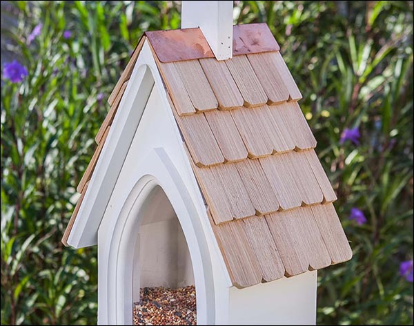 PVC Chapel Birdfeeder