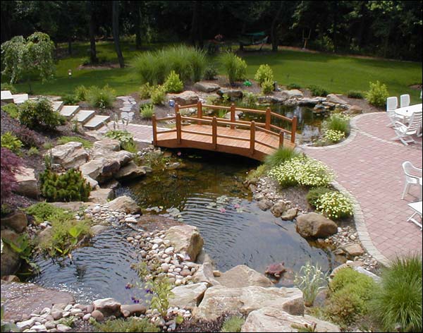 Treated Pine Nantucket Double Rail Bridge