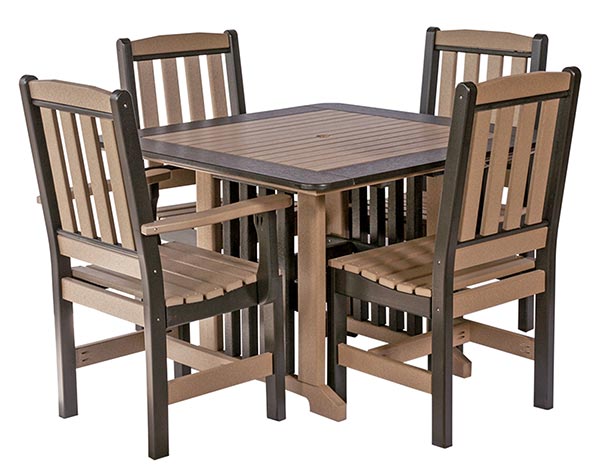 QUICK SHIP - Poly Lumber 5 Pc. English Garden Set