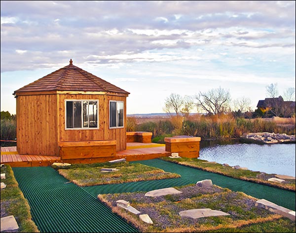 Red Cedar Octagon Cabanas