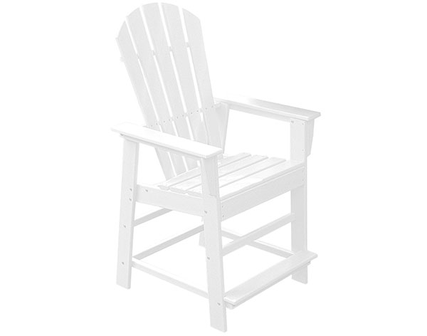POLYWOOD Shell Back Rail Chair