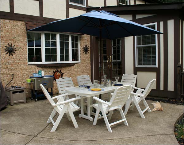 POLYWOOD Nautical High Back Chair