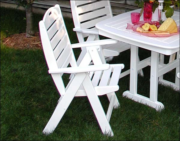 POLYWOOD Nautical High Back Chair