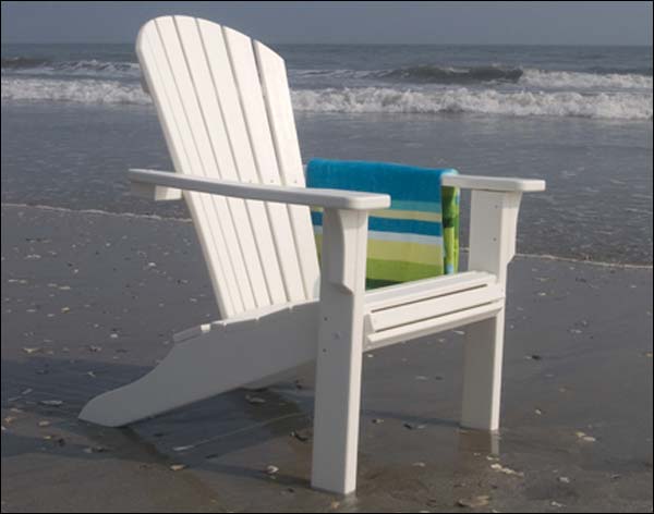 POLYWOOD Seashell Adirondack Chair