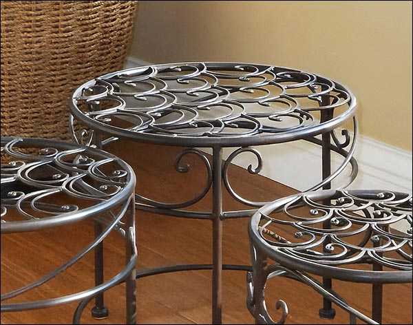 Circular Plant Stands (Set of 3)