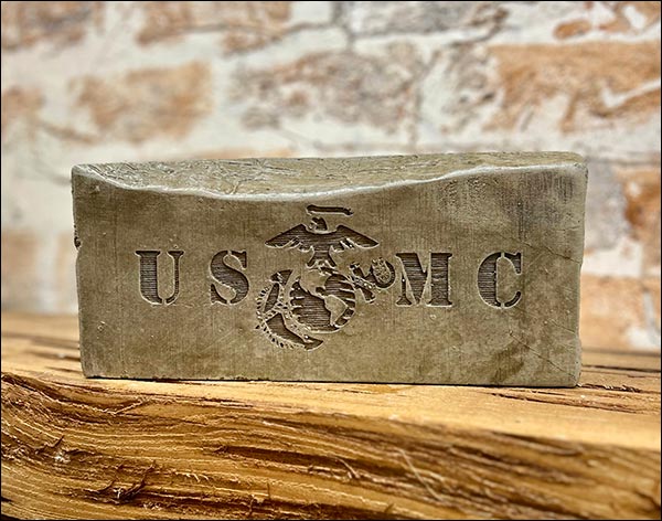 Concrete Marine Corps Long Patriotic Stone