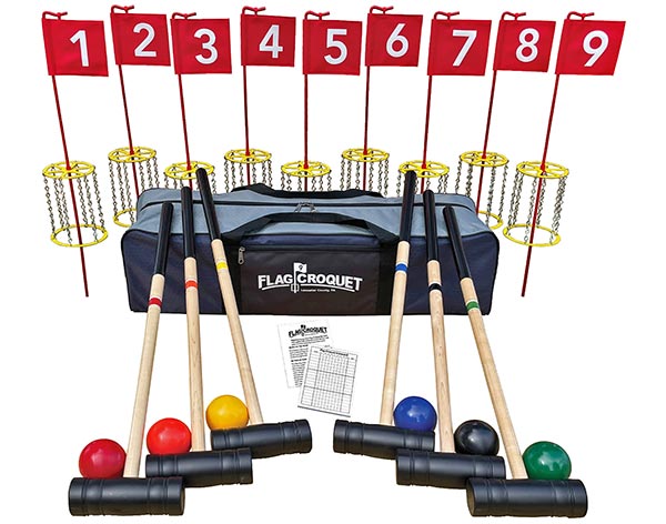 Flag Croquet Set