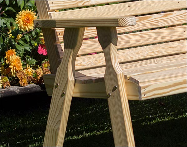 Treated Pine Crossback Garden Bench