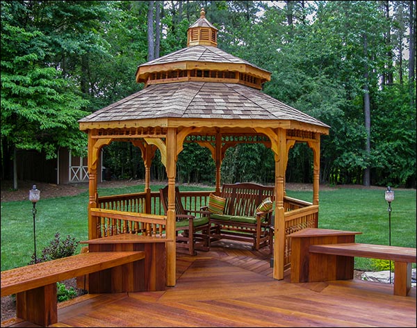 Red Cedar Octagon Cupola