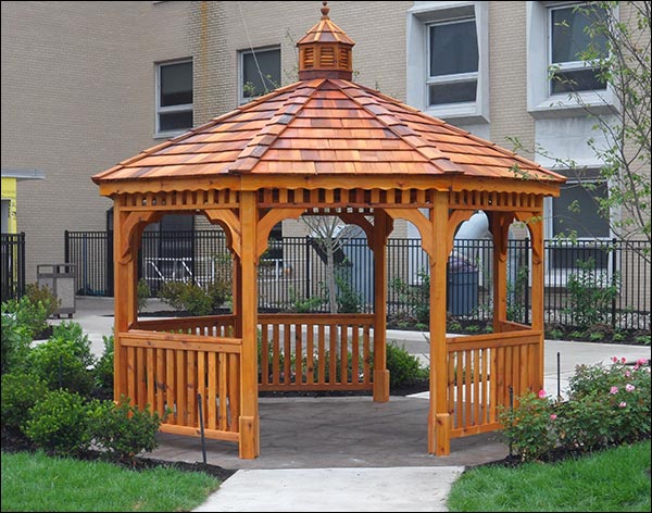 Red Cedar Octagon Cupola