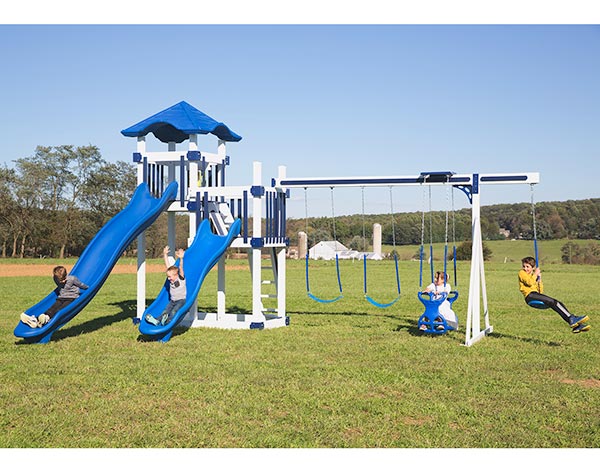 Journey Vinyl Swing & Slide Playset