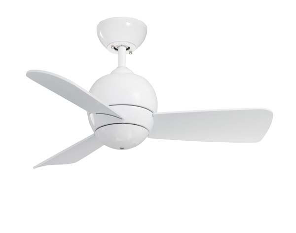 30" Appliance White Tiloh Outdoor Ceiling Fan