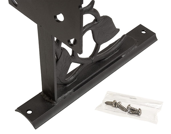 Floral Decorative Mailbox Bracket