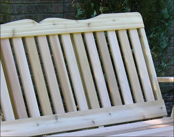 Red Cedar Southern English Garden Bench