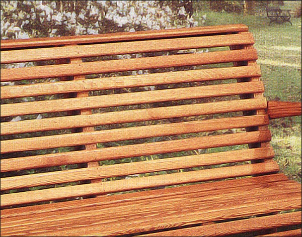 48" Oak Garden Bench