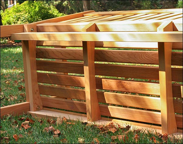 Red Cedar English Garden Bench