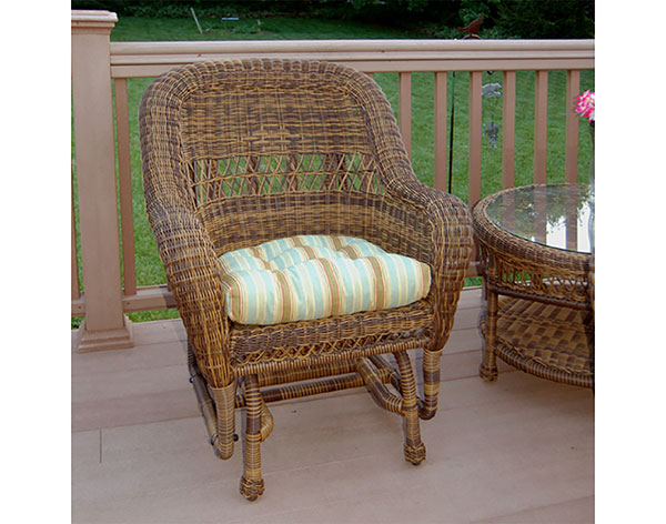 Wicker Sands Glider Chair w/ Cushion