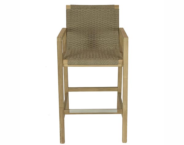 Teak Sanibel Bar Chair