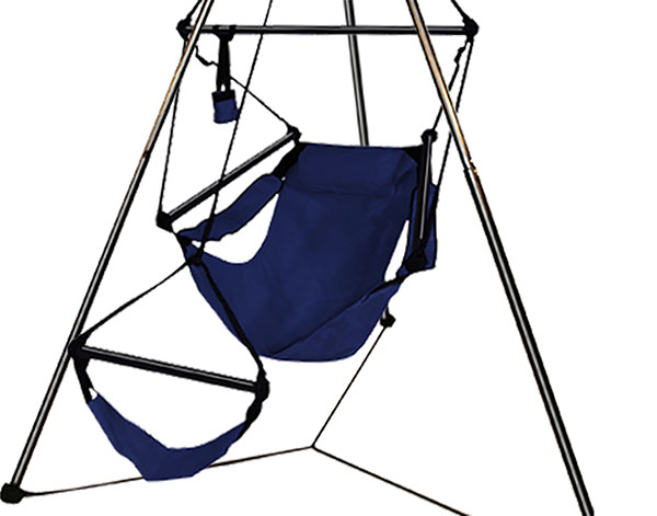 Hamilton Hammock Chair w/Aluminum Dowels and Tripod