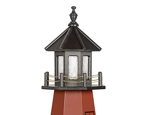 Poly Lumber/Wooden Hybrid Barnegat Lighthouse Replica with Base