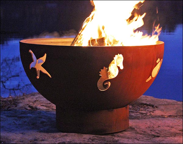 Carbon Steel Aquatic Fire Pit