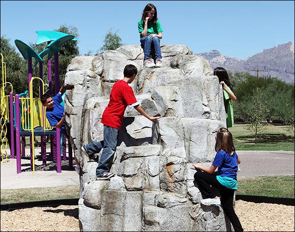 Granite Boulder Playset
