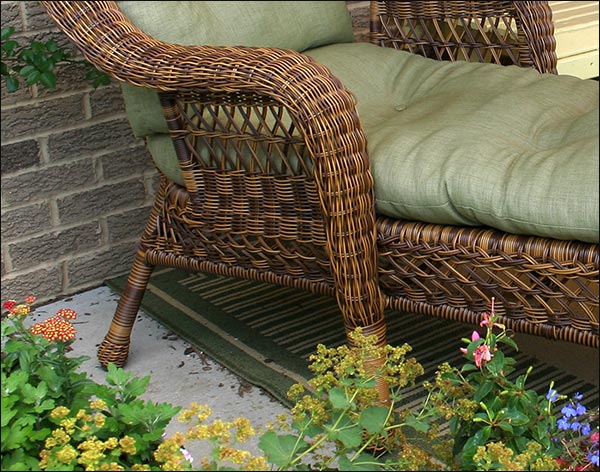 Wicker Sands Chaise Lounge w/ Cushions