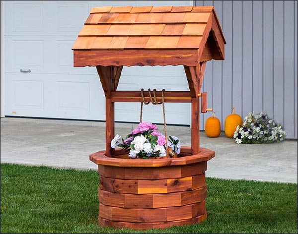 Eastern Red Cedar Wishing Well