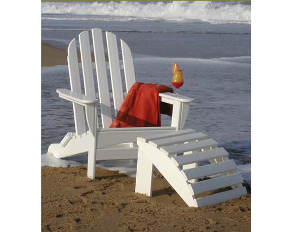 POLYWOOD Curved Back Adirondack