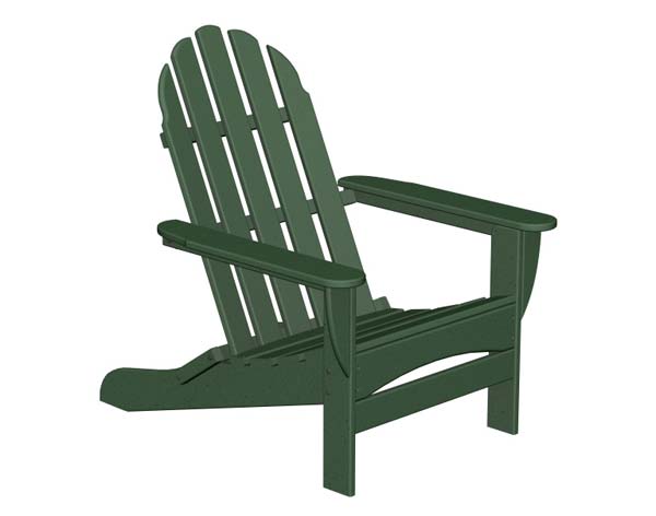 POLYWOOD Curved Back Adirondack