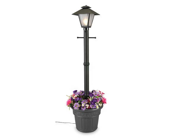 Homestead Outdoor Electric Lantern w/Planter