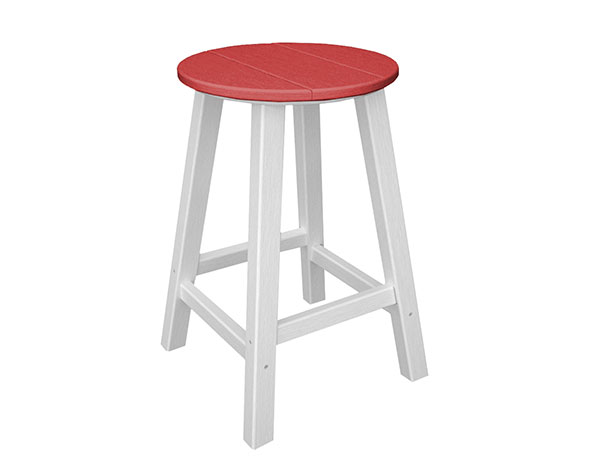 POLYWOOD Tempo Counter Height Bar Stool - Set of 2