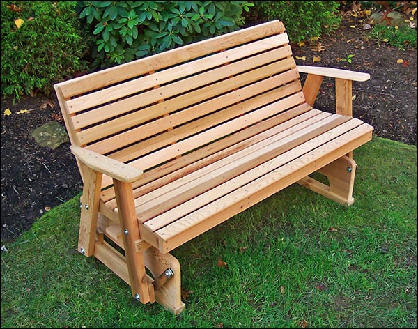 4' Red Cedar American Classic Glider